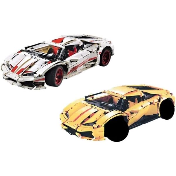 CaDA LP610 Supersportwagen-Bausatz in Gelb mit Umbausatz C18D001