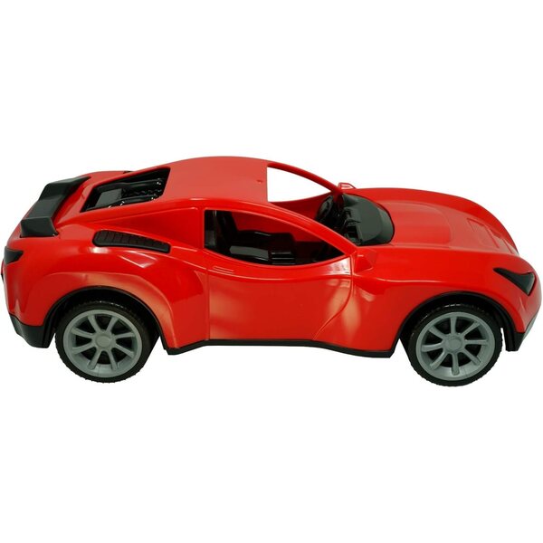 TechnoK 38 cm großer roter Rennwagen, hochwertiges Sportmodell