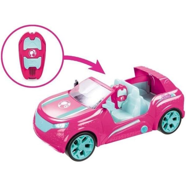 Barbie Cruiser rosa ferngesteuerter SUV für Kinder mit Soundeffekten und Lichtern