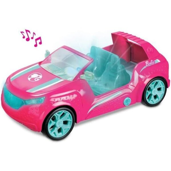 Barbie Cruiser rosa ferngesteuerter SUV für Kinder mit Soundeffekten und Lichtern