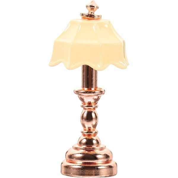Lampada da Tavolo Miniatura Casa delle Bambole 1:12 Ferro Decorativa Fai da Te