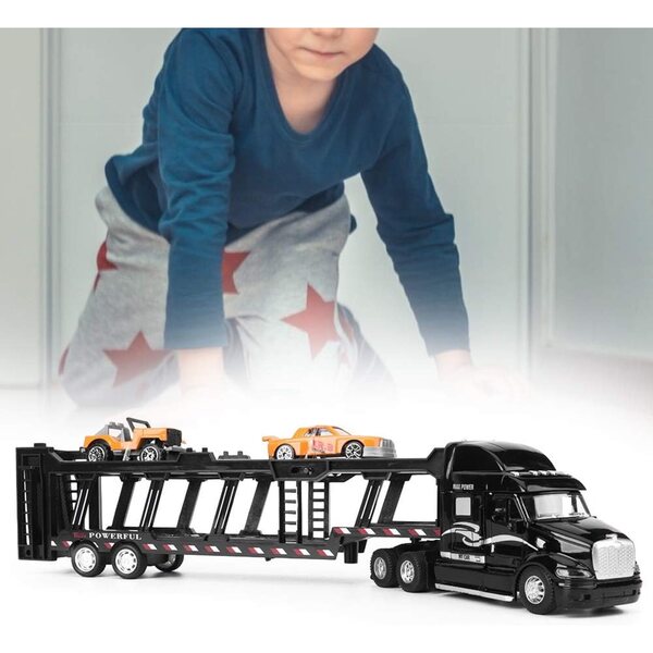 1:48 Legierungs-LKW-Modell mit Sound- und Lichteffekten, Kinderspielzeug