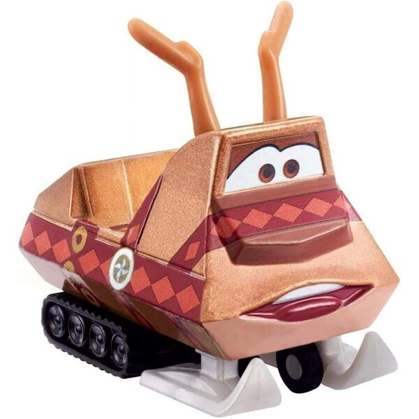 Set mit 3 Autos Disney Pixar Toy Cars Special Christmas Edition 1:64 Mater McQueen Schneemobil