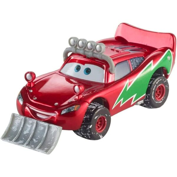 Set mit 3 Autos Disney Pixar Toy Cars Special Christmas Edition 1:64 Mater McQueen Schneemobil