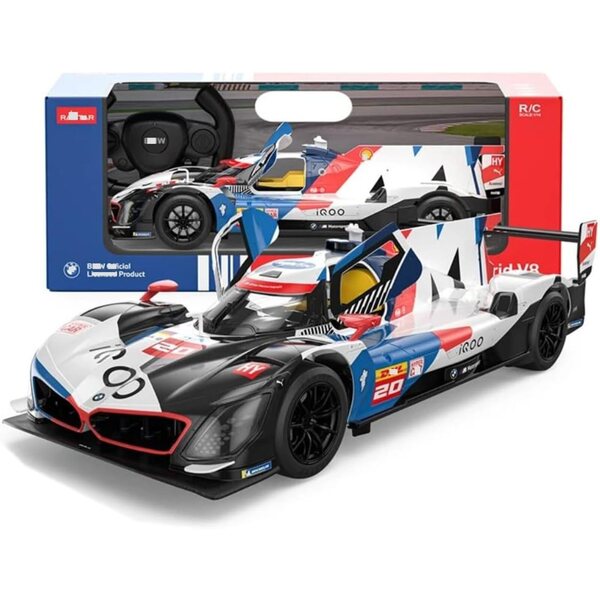 HTLNUZD RC Car 1:14 V8 Hypercar mit LED-Leuchten und Gummireifen 1000 mAh
