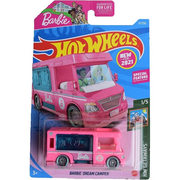 Hot Wheels Barbie Dream Camper Rosa 1:64 - Edizione Limitata 21/250