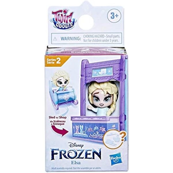 Disney Frozen 2 Elsa Twirlabouts-Fahrzeug mit filminspirierten Outfits und Funktionen