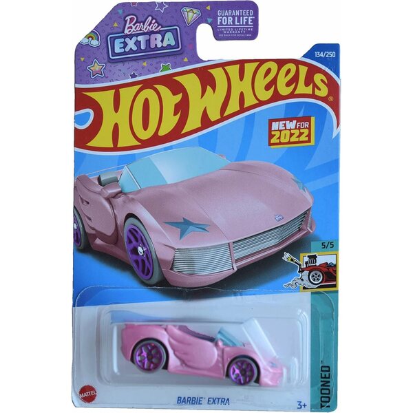 Hot Wheels Barbie Extra Tooned 5/5 Rose – Auto im Maßstab 1:64, Kollektion 2022