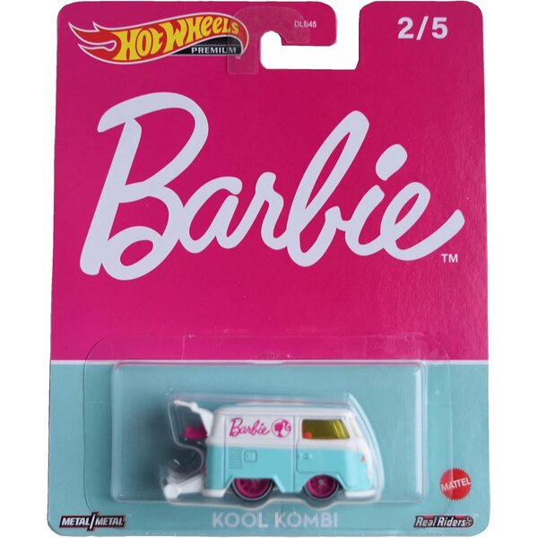 Hot Wheels Barbie Kool Kombi Serie Premium - Modellino Collezione Originale