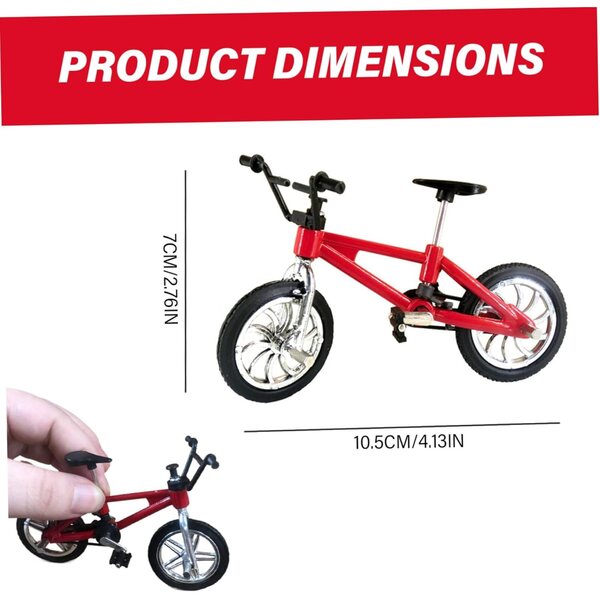 Mini-BMX-Fahrrad Wedhapy 4,1 x 2,8 Zoll – kompakt und widerstandsfähig für Kinder und Sammler