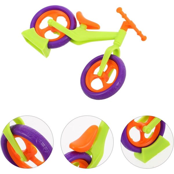 Bausatz mit 10 realistischen Mini-Fahrradmodellen zum Zusammenbauen für Kinder und Sammler