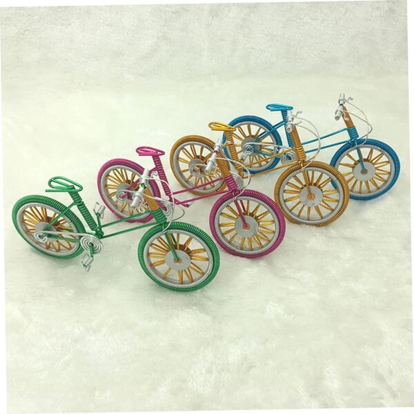 Modello di bicicletta in metallo Cabilock, decorazione unica e dettagli realistici