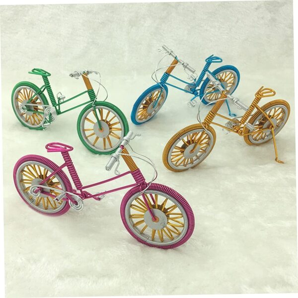 Modello di bicicletta in metallo Cabilock, decorazione unica e dettagli realistici