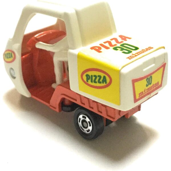 Tomica 82 Vélo de Delivery Pizza mit Puppe – Detailliertes Modell und Sammelspielzeug