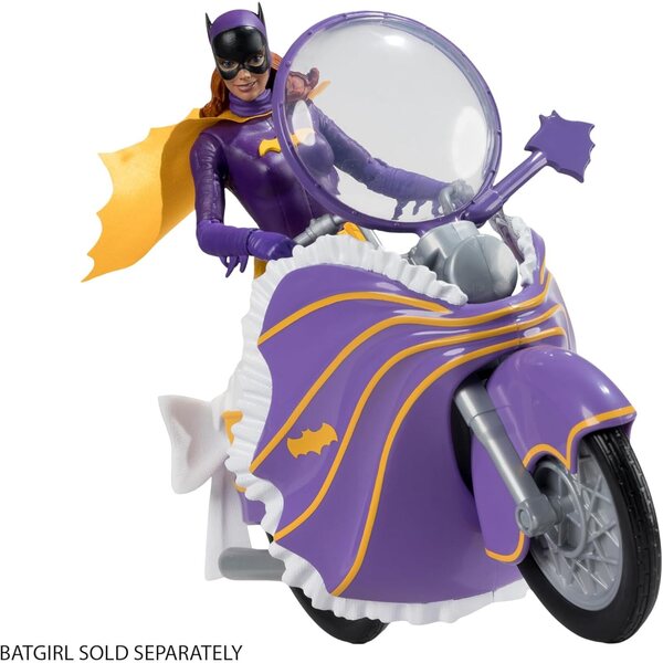McFarlane Toys DC Retro Batgirl Cycle 6" – Detailliertes Batman 66-Fahrzeug