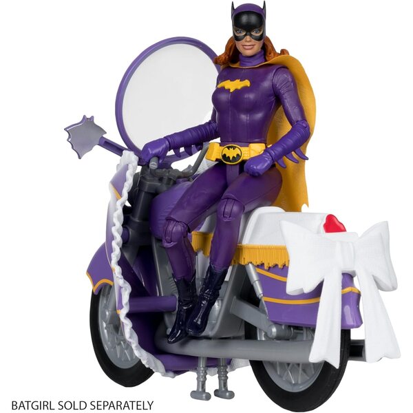 McFarlane Toys DC Retro Batgirl Cycle 6" – Detailliertes Batman 66-Fahrzeug