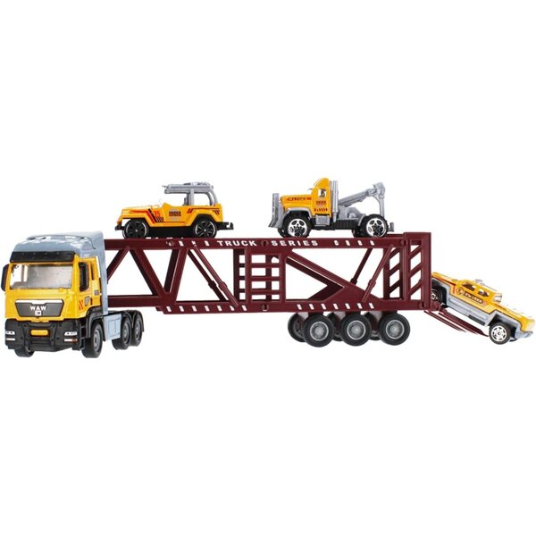 sarcia.eu Camion in Metallo con Contenitore 3+ Mega Creative e Accessori Inclusi