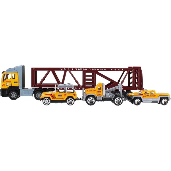 sarcia.eu Camion in Metallo con Contenitore 3+ Mega Creative e Accessori Inclusi