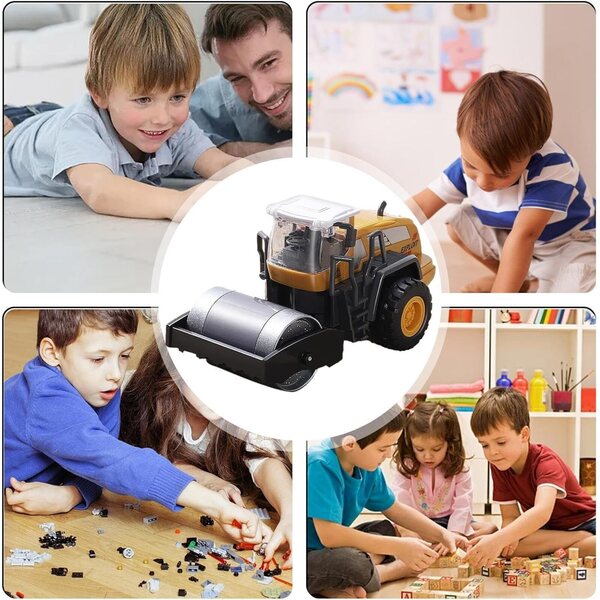 Rouleau Compresseur Spielzeug aus ABS 14x8 cm – Robustes und realistisches technisches Fahrzeug