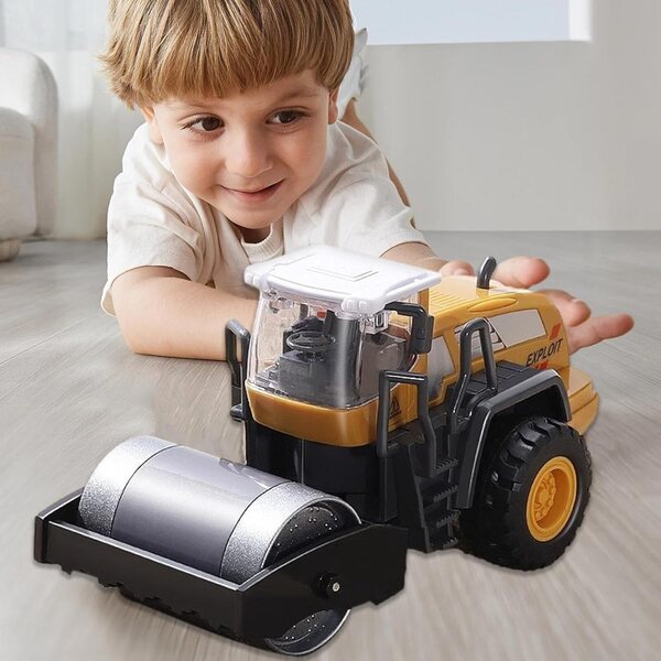 Rouleau Compresseur Spielzeug aus ABS 14x8 cm – Robustes und realistisches technisches Fahrzeug