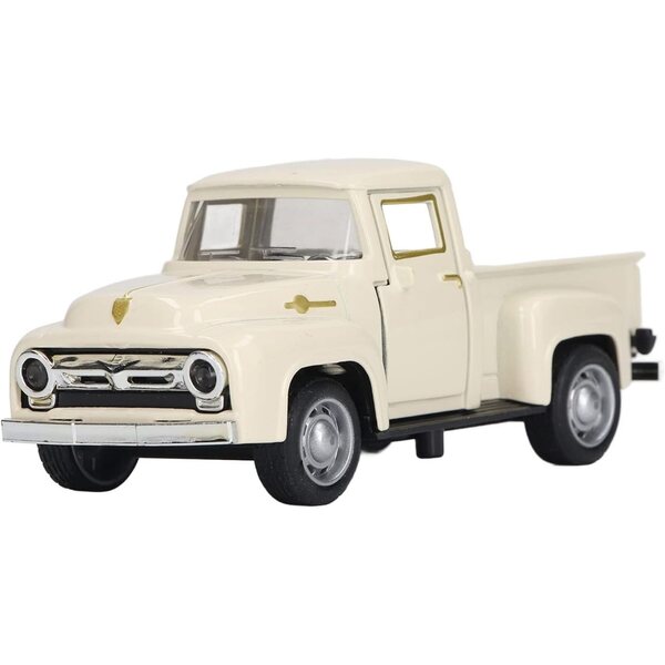 Vintage SIXRUN-LKW-Modell aus Legierung mit zu öffnenden Türen und Reibungsvorrichtung