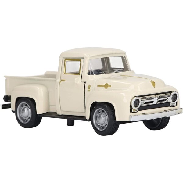 Vintage SIXRUN-LKW-Modell aus Legierung mit zu öffnenden Türen und Reibungsvorrichtung