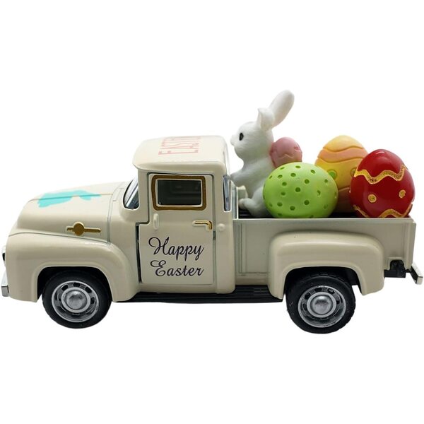 Osterwagen mit Hase und Eiern – Frühlings-Dekorationsspiel für Kinder