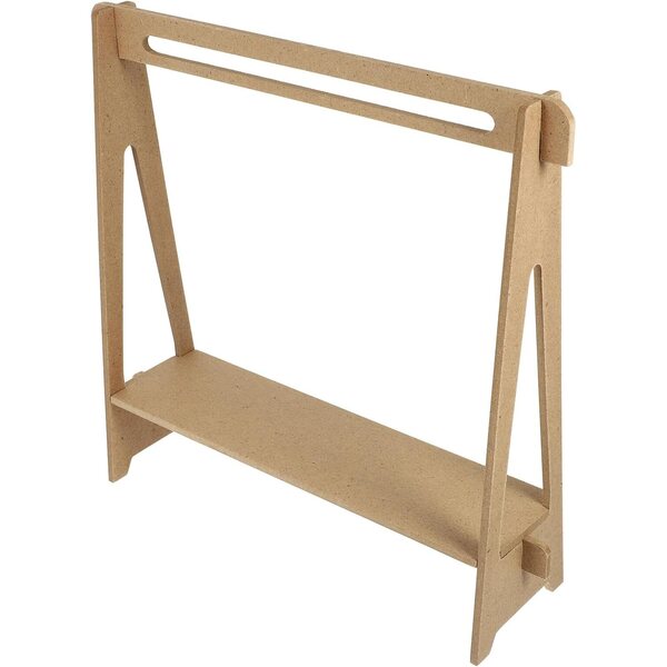 Mini appendiabiti in legno per bambole, organizer vestiti e decorazione stanza giochi