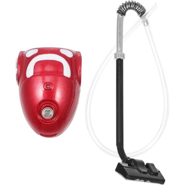 GARVALON Mini Aspirapolvere Giocattolo per Casa delle Bambole - Accessorio Decorativo Realistico
