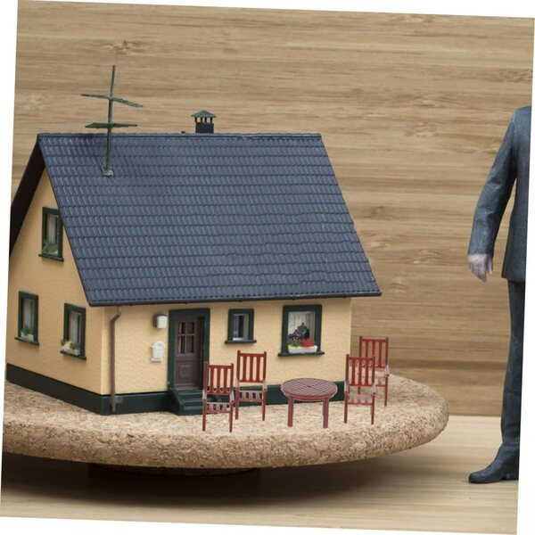 Set Tavolo e Sedie Miniatura Realistici per Casa delle Bambole, Accessori di Arredamento