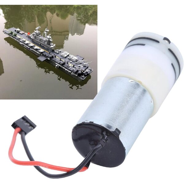 Pompa di Raffreddamento Acqua 3-6V 370 per Bateaux RC - Mini, Silenziosa e Stagna