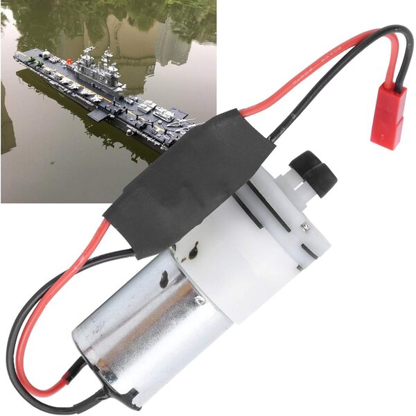 370 Leise Wasserpumpe für RC-Boote mit Metallmotor und JR 3-6V-Stecker