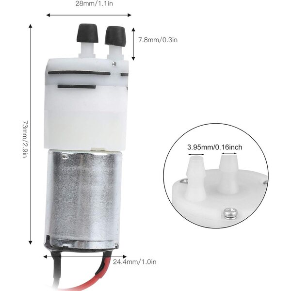 370 Leise Wasserpumpe für RC-Boote mit Metallmotor und JR 3-6V-Stecker