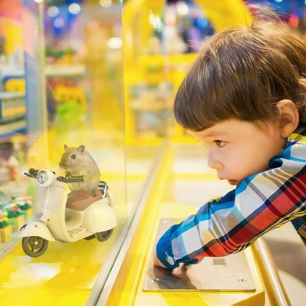 Elektrisches Spielzeugmotorrad mit 360°-Stunts und Lichtern für Kinder ycezw