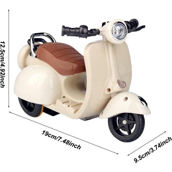 Elektrisches Spielzeugmotorrad mit 360°-Stunts und Lichtern für Kinder ycezw