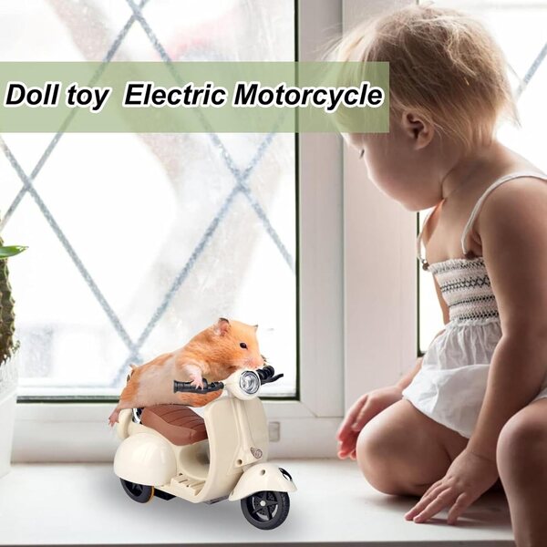 Elektrisches Spielzeugmotorrad mit 360°-Stunts und Lichtern für Kinder ycezw