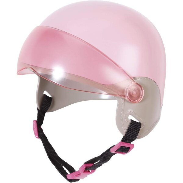 BABY born rosa City-Scooter-Helm 43 cm mit verstellbarem Visier