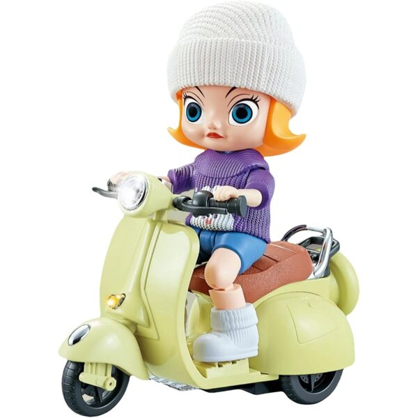 Elektrisches Motorrad für Kinder mit 360°-Drehung und Wasserfällen – sicheres und unterhaltsames Spielzeug