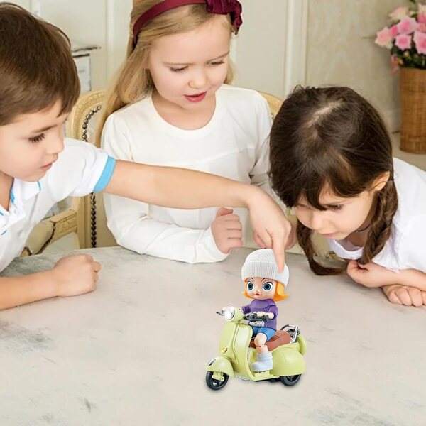 Elektrisches Motorrad für Kinder mit 360°-Drehung und Wasserfällen – sicheres und unterhaltsames Spielzeug