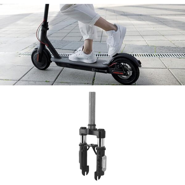 Luocute Verstellbarer Vorderradaufhängungssatz aus Edelstahl für Trottinetta M365 1S Pro