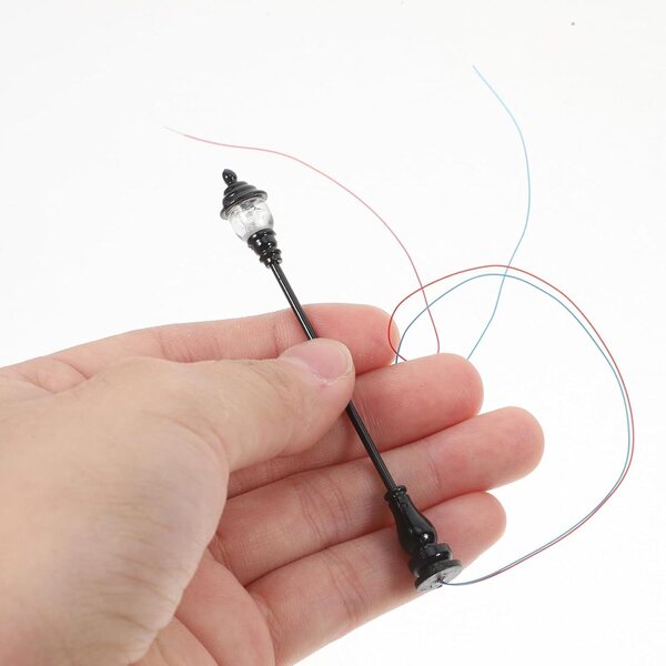 YARNOW Lampada da Giardino Miniatura 5 Pezzi in Acciaio e ABS per Mini Case