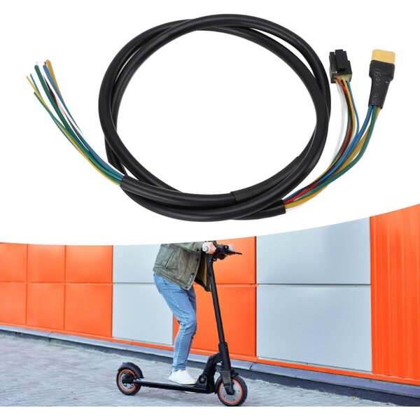 Motorkabel für Elektroroller, 90 cm, PTFE-Kupferkern, hohe Haltbarkeit und Zuverlässigkeit