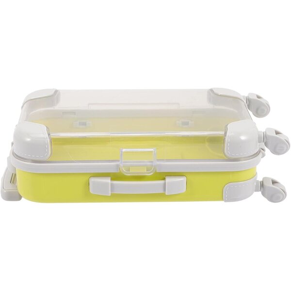VICASKY Mini-Trolley-Koffer für Puppen, Puppenhaus-Zubehör, kompakt und langlebig