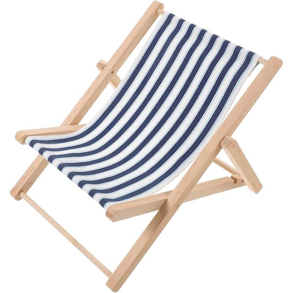 GARVALON Decorazione in Legno Sedia da Spiaggia Grande Stile Mediterraneo per Casa e Bar