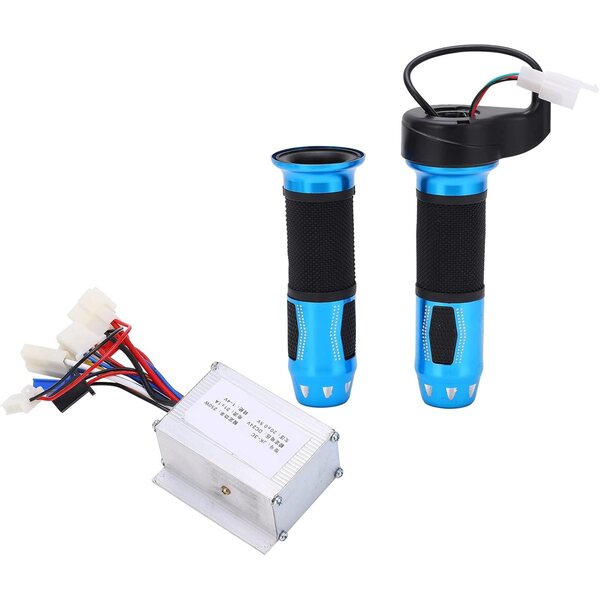 24V 250W Controller-Kit mit Beschleunigungsknopf. Ergonomisch aus Aluminium und Gummi
