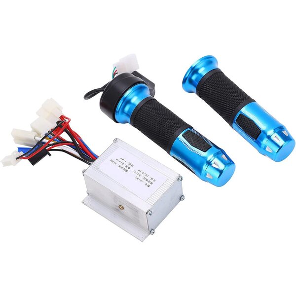 24V 250W Controller-Kit mit Beschleunigungsknopf. Ergonomisch aus Aluminium und Gummi