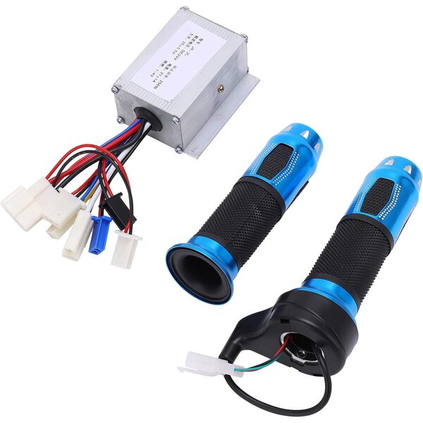 24V 250W Controller-Kit mit Beschleunigungsknopf. Ergonomisch aus Aluminium und Gummi