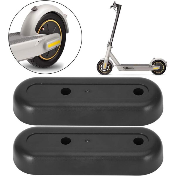 Set mit 2 dekorativen Abdeckungen für die Hinterradgabel des G30 Scooters aus ABS – einfach zu installieren