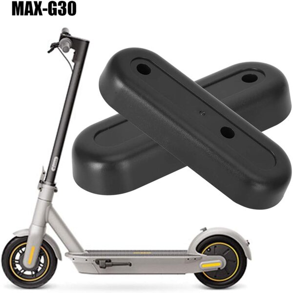 Set mit 2 dekorativen Abdeckungen für die Hinterradgabel des G30 Scooters aus ABS – einfach zu installieren