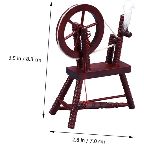 GARVALON Mobile Miniatura in Legno per Mini Case e Micro Paesaggi, Resistente e Dettagliato